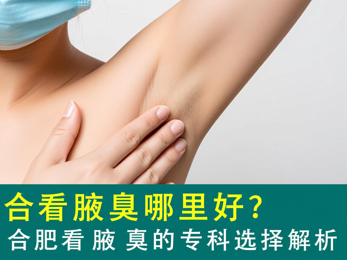 合肥看腋臭哪里好？合肥看腋臭的专科选择解析