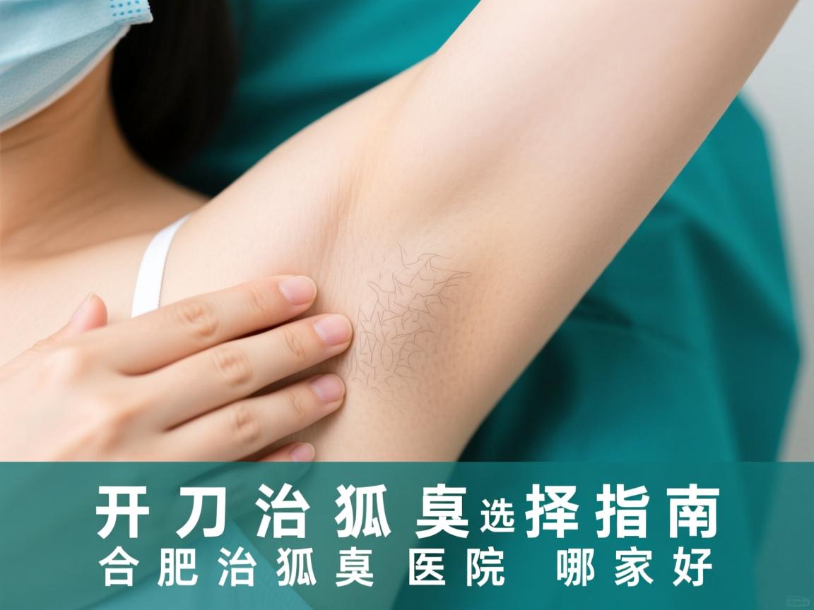 开刀治狐臭选择指南，合肥治狐臭医院哪家好