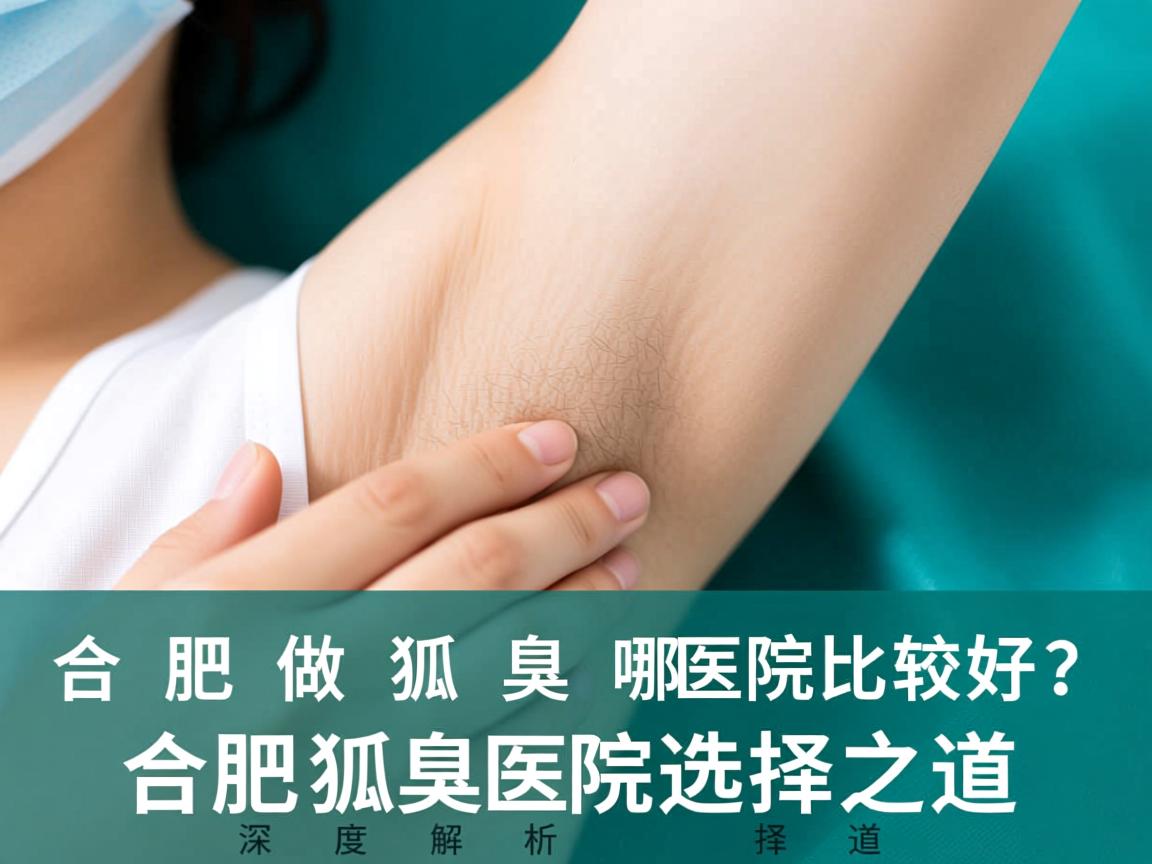 合肥做狐臭哪家医院比较好？深度解析合肥狐臭医院选择之道