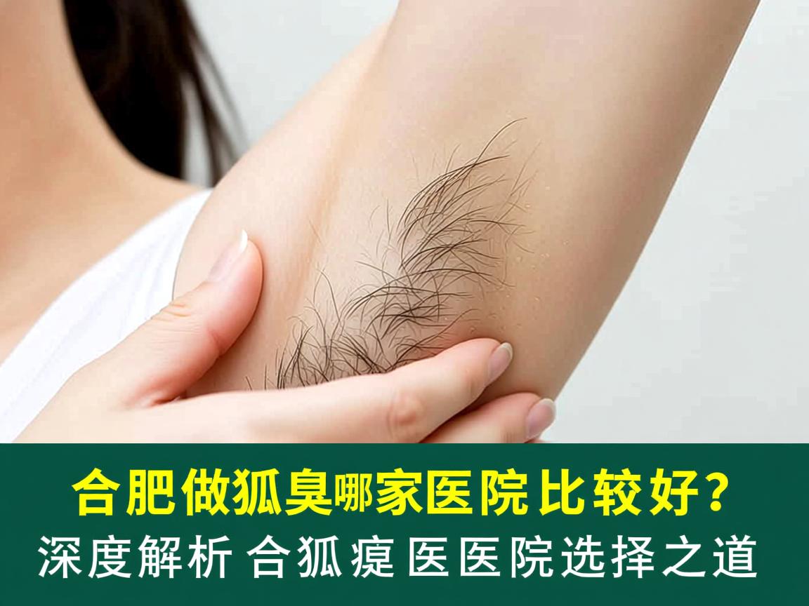 合肥做狐臭哪家医院比较好？深度解析合肥狐臭医院选择之道