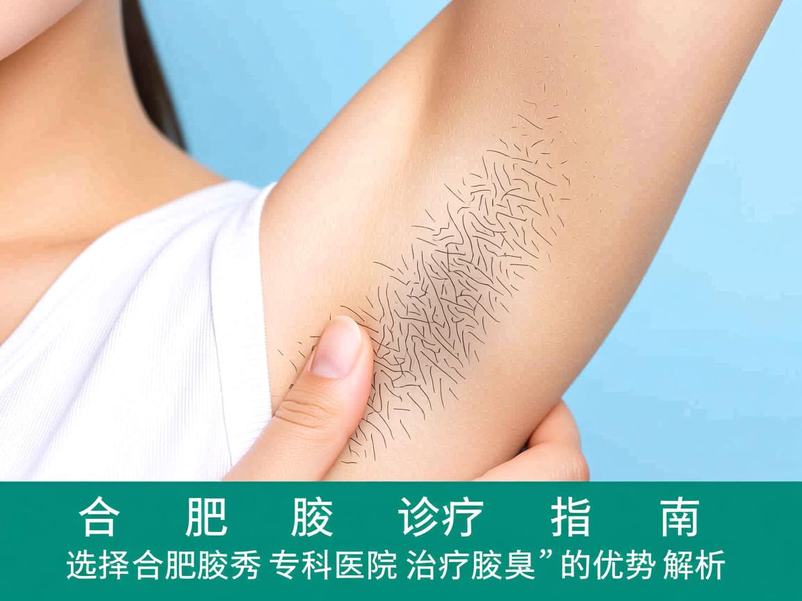 合肥腋臭诊疗指南，选择合肥腋秀专科医院治疗腋臭的优势解析