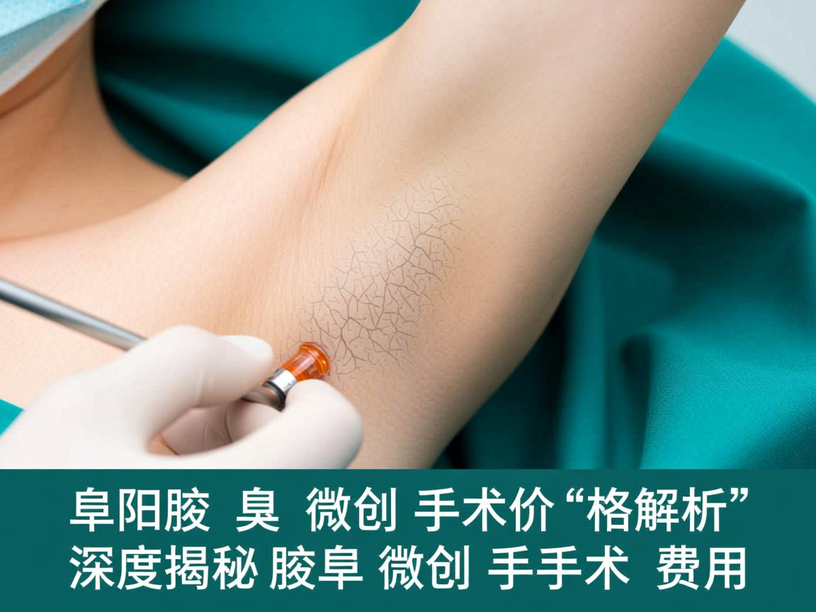 阜阳腋臭微创手术价格解析，深度揭秘腋臭微创手术费用