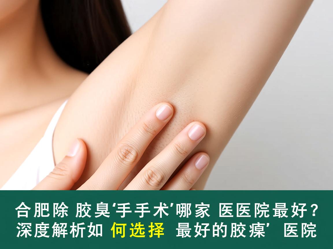 合肥除腋臭手术哪家医院最好？深度解析如何选择最好的腋臭医院