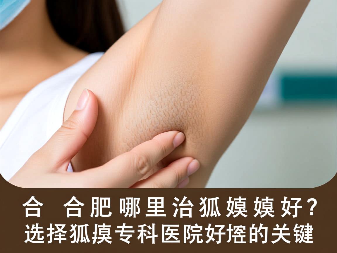 合肥哪里治狐臭好？选择狐臭专科医院好的关键