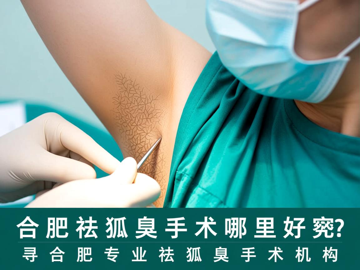 合肥祛狐臭手术哪里好？探寻合肥专业祛狐臭手术机构