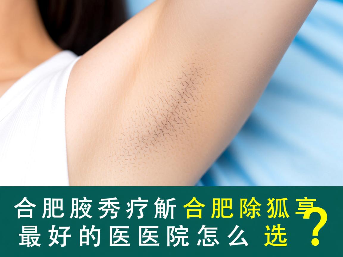 合肥腋秀解析，合肥除狐臭最好的医院怎么选？