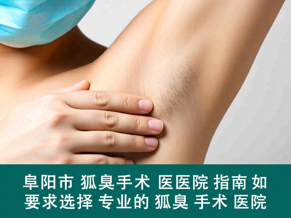 阜阳市狐臭手术医院指南,如何选择专业的狐臭手术医院 阜阳市狐臭手术医院指南,如何选择专业的狐臭手术医院