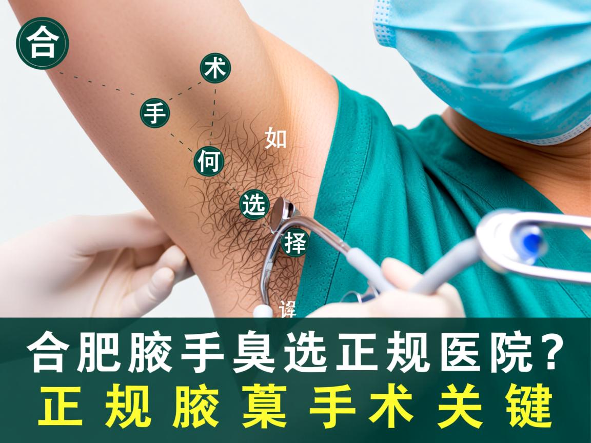 合肥腋臭手术如何选择正规医院?详解正规腋臭手术关键 合肥腋臭手术如何选择正规医院?详解正规腋臭手术关键
