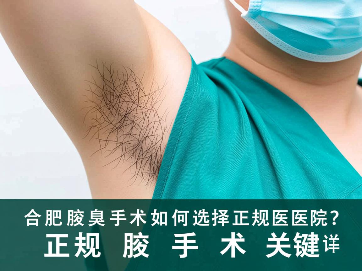 合肥腋臭手术如何选择正规医院?详解正规腋臭手术关键 合肥腋臭手术如何选择正规医院?详解正规腋臭手术关键