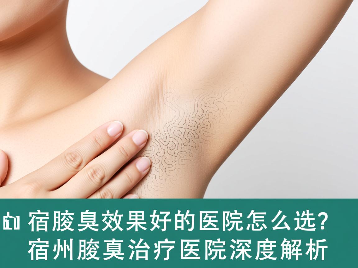 宿州治腋臭效果好的医院怎么选？宿州腋臭治疗医院深度解析