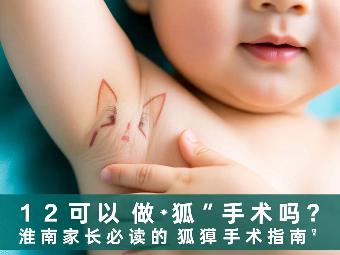 12岁可以做狐臭手术吗？淮南家长必读的狐臭手术指南