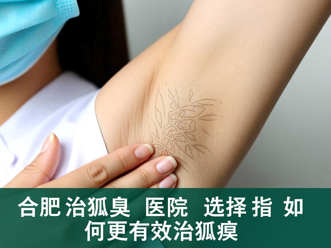 合肥治狐臭医院选择指南，如何更有效治疗狐臭