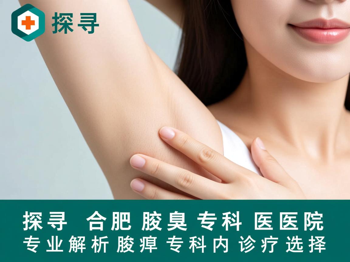 探寻合肥腋臭专科医院，专业解析腋臭专科的诊疗选择
