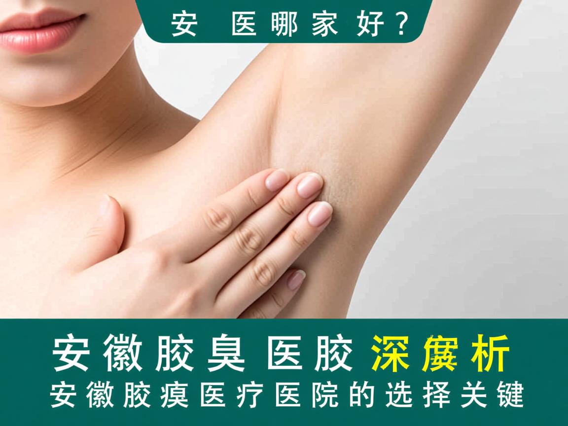 安徽腋臭医院哪家好？深度解析安徽腋臭医院的选择关键