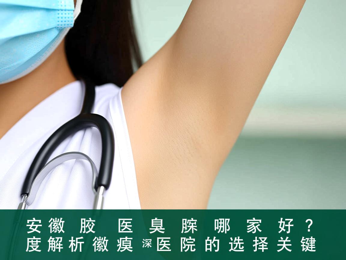 安徽腋臭医院哪家好？深度解析安徽腋臭医院的选择关键