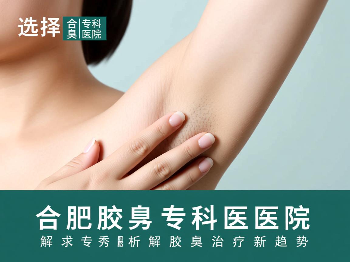 选择腋臭专科医院，合肥腋秀专科医院解析腋臭治疗新趋势