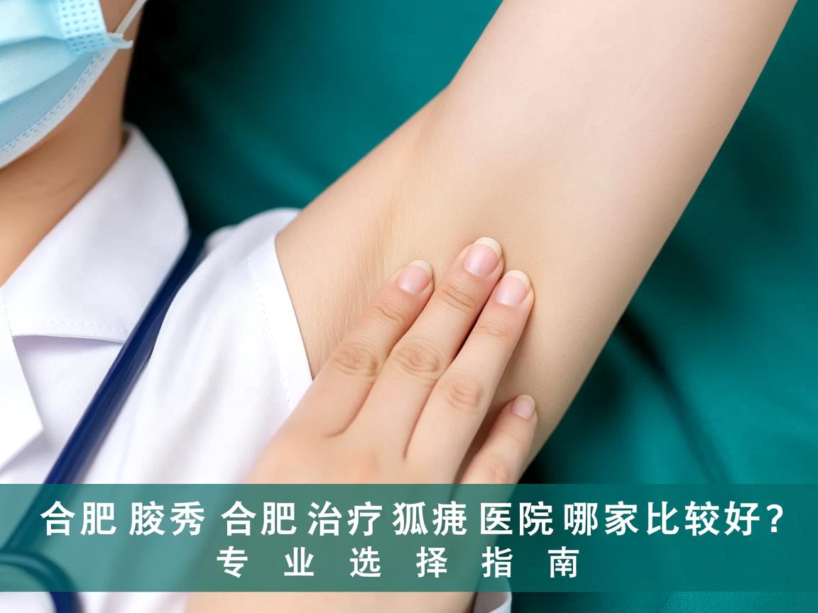 合肥腋秀解析，合肥治疗狐臭医院哪家比较好？专业选择指南
