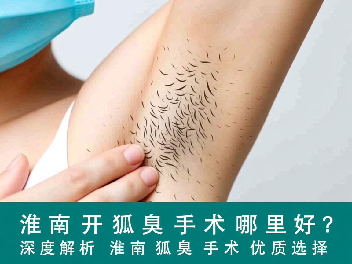 淮南开狐臭手术哪里好？深度解析淮南狐臭手术优质选择