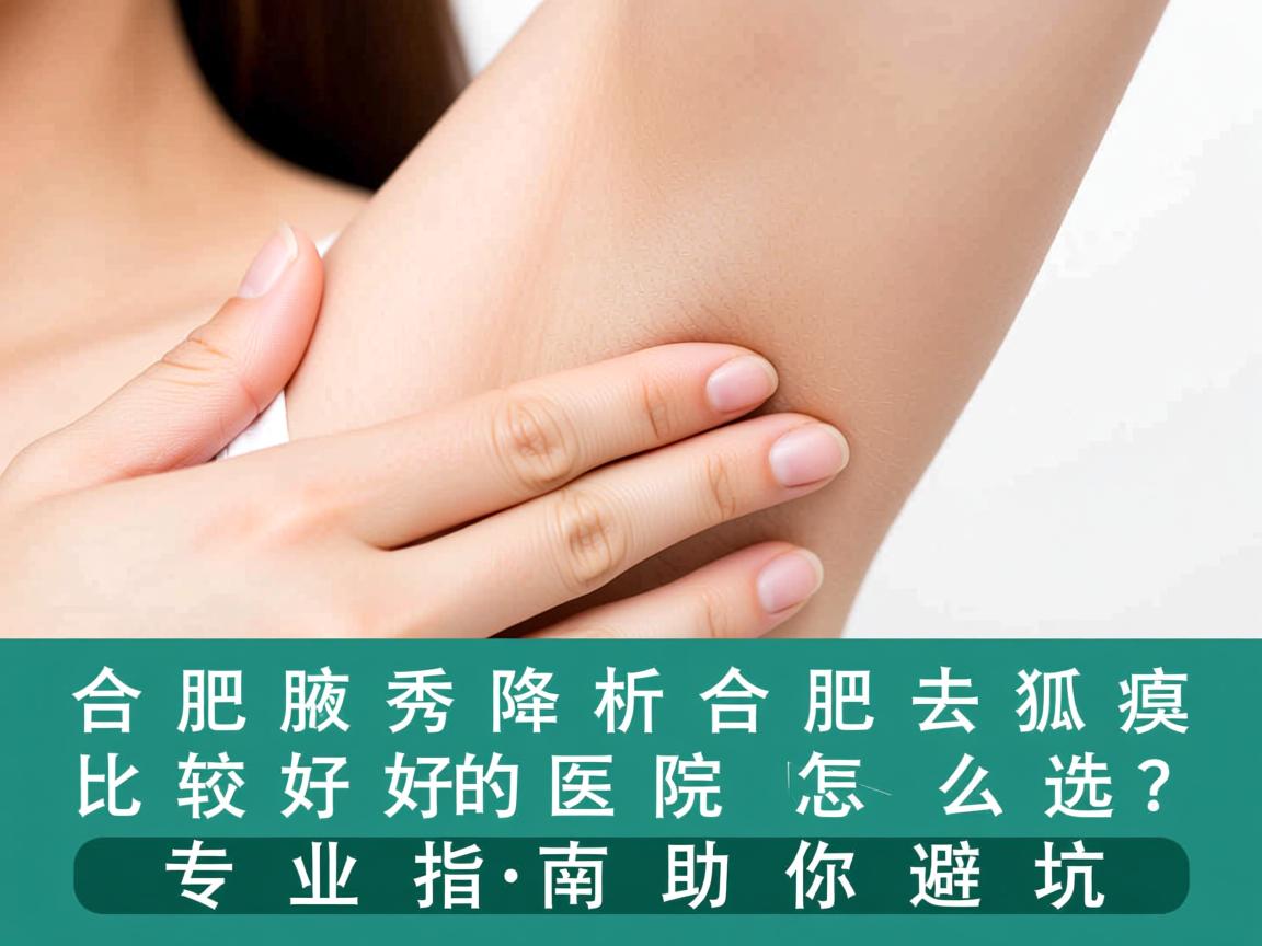 合肥腋秀解析，合肥去狐臭比较好的医院怎么选？专业指南助你避坑