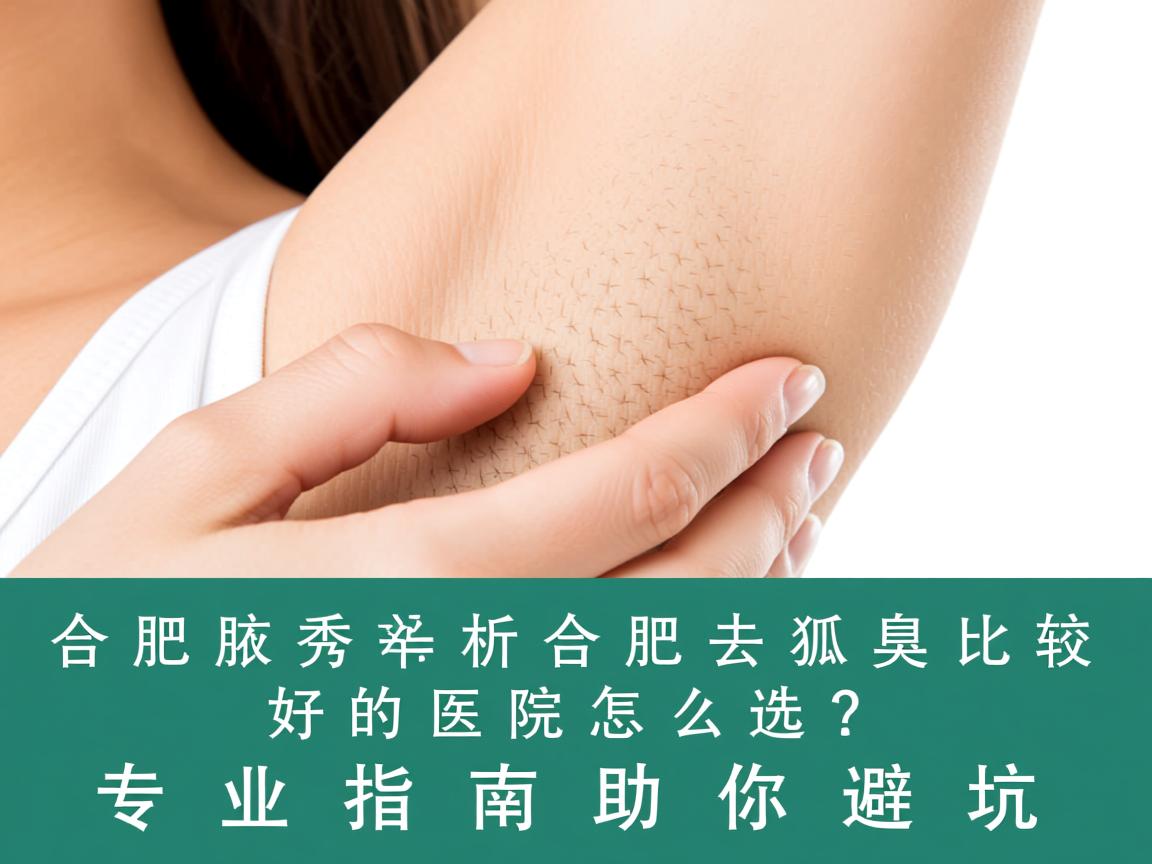 合肥腋秀解析，合肥去狐臭比较好的医院怎么选？专业指南助你避坑