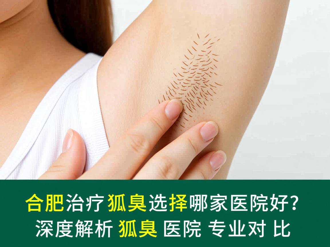 合肥治疗狐臭选择哪家医院好？深度解析狐臭医院的专业对比