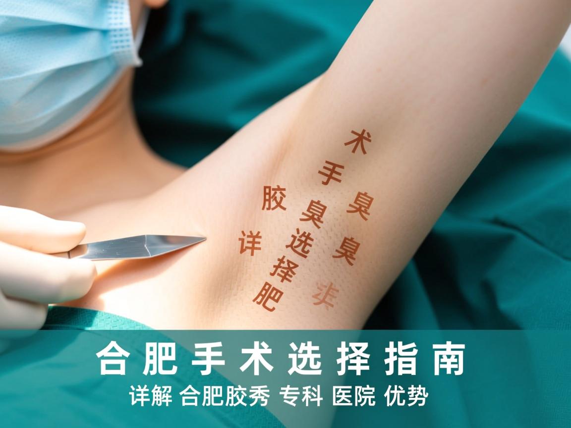 合肥腋臭手术选择指南,详解合肥腋秀专科医院优势 合肥腋臭手术选择指南,详解合肥腋秀专科医院优势