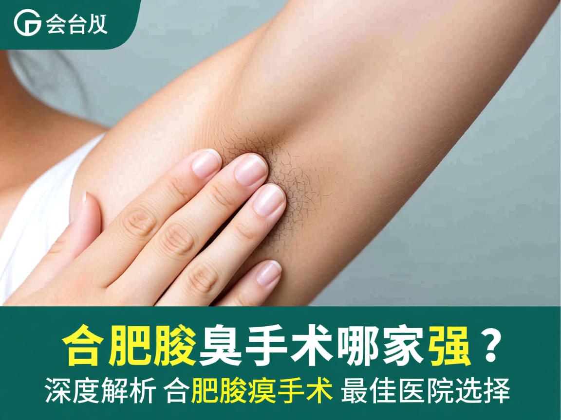 合肥腋臭手术哪家强？深度解析合肥腋臭手术最佳医院选择