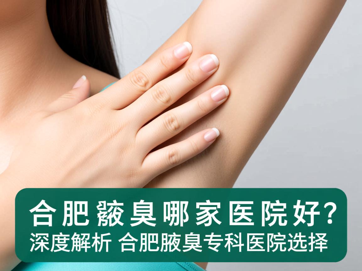 合肥看腋臭哪家医院好？深度解析合肥腋臭专科医院选择