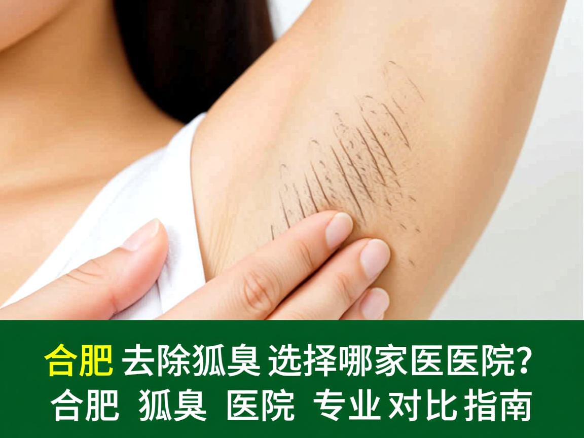 合肥去除狐臭选择哪家医院？合肥狐臭医院专业对比指南