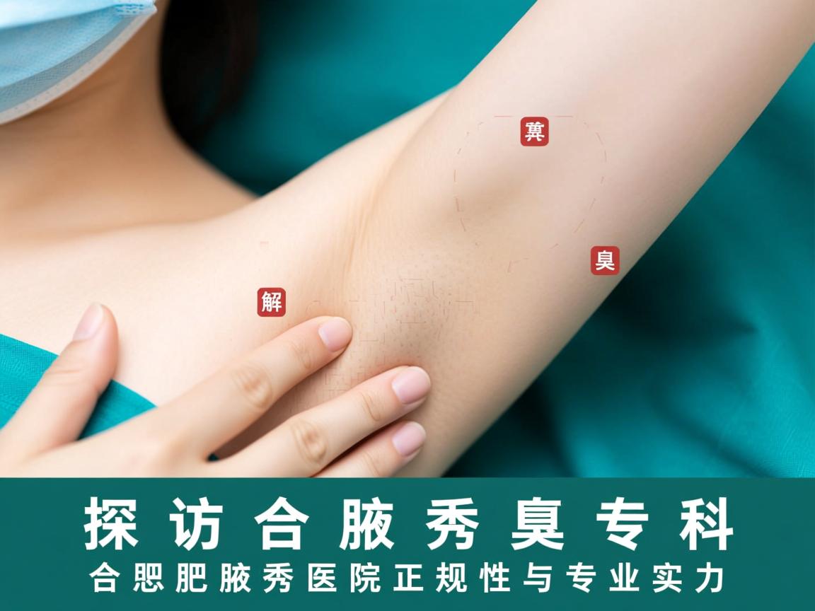 探访合肥腋秀腋臭专科，解析合肥腋秀医院正规性与专业实力