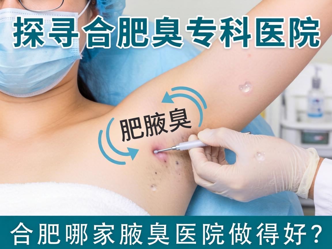 探寻合肥腋臭专科医院，合肥哪家腋臭医院做得好？