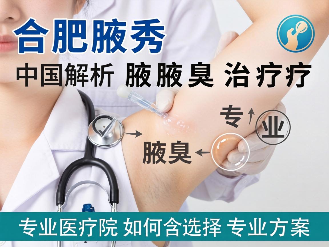 合肥腋秀解析腋臭治疗，专业医院如何选择专业方案