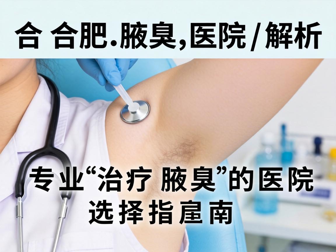 合肥腋臭医院解析，专业治疗腋臭的医院选择指南