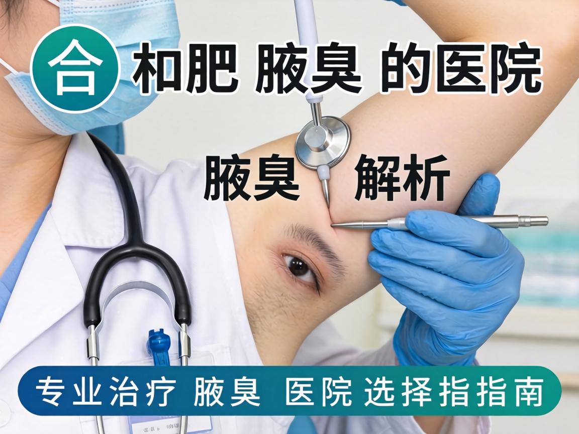 合肥腋臭医院解析，专业治疗腋臭的医院选择指南