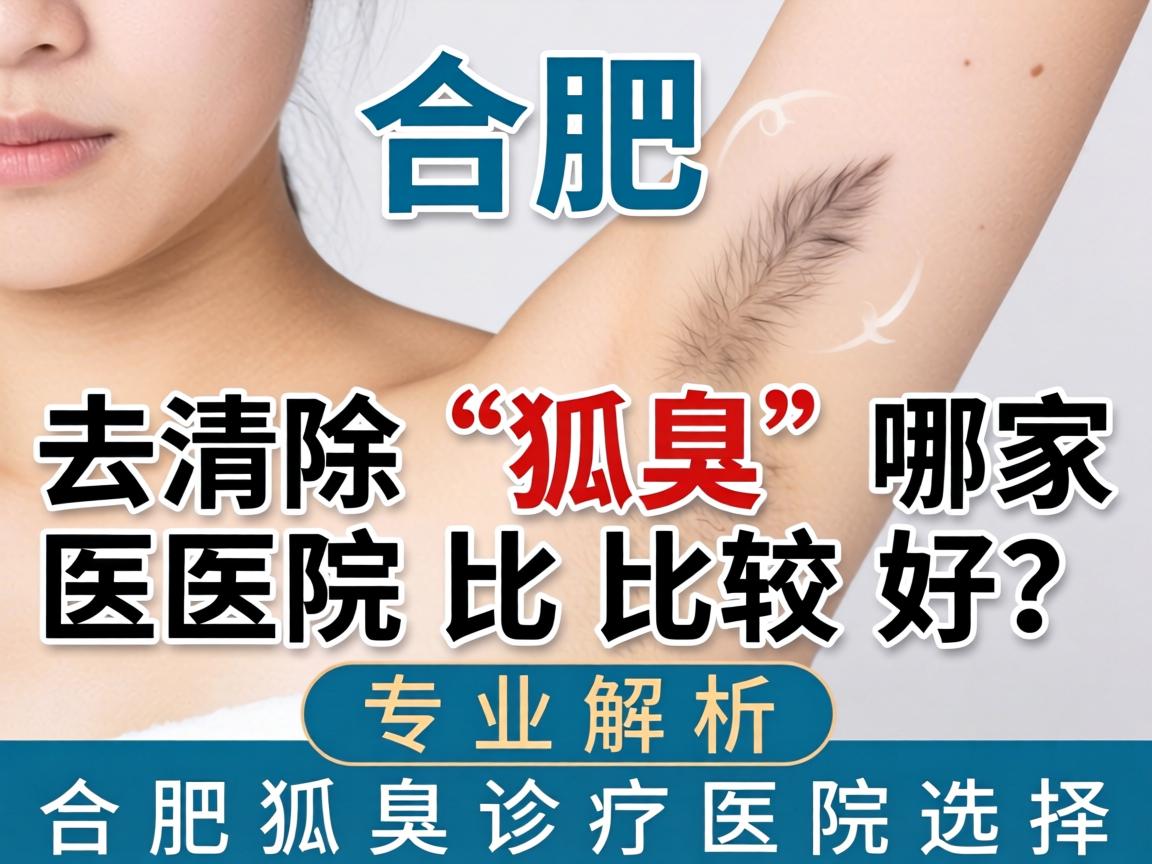 合肥去除狐臭哪家医院比较好？专业解析合肥狐臭诊疗医院选择