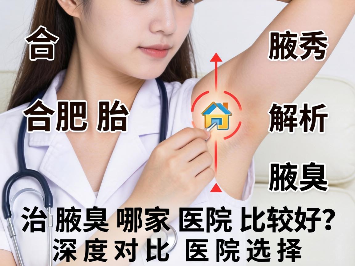 合肥腋秀解析，治腋臭哪家医院比较好？深度对比医院选择