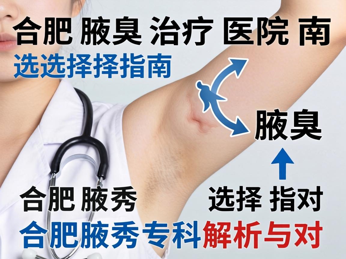 合肥腋臭治疗医院选择指南，合肥腋秀专科解析与对比