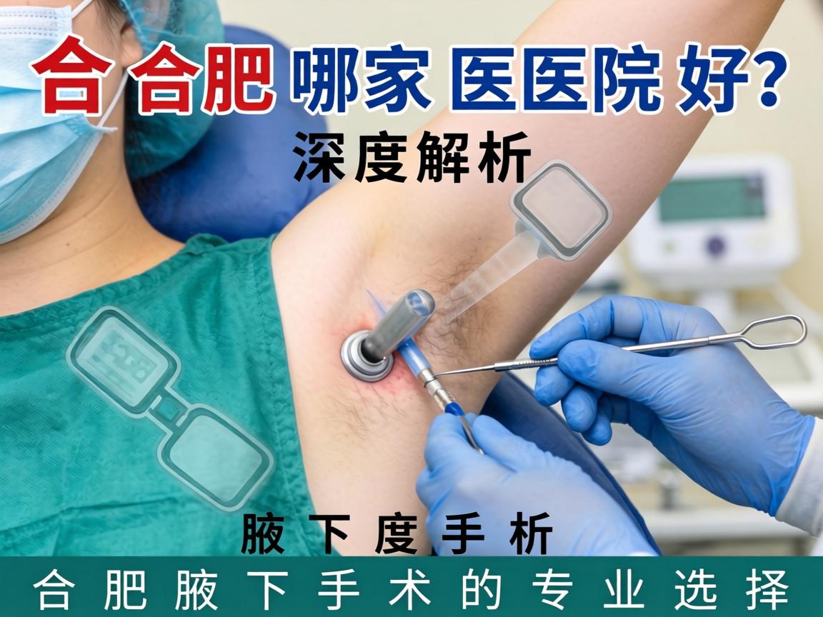 合肥腋下手术哪家医院好？深度解析合肥腋下手术的专业选择