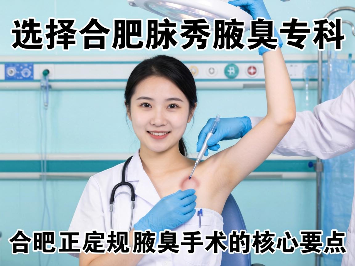 选择合肥腋秀腋臭专科，解析合肥正规腋臭手术的核心要点