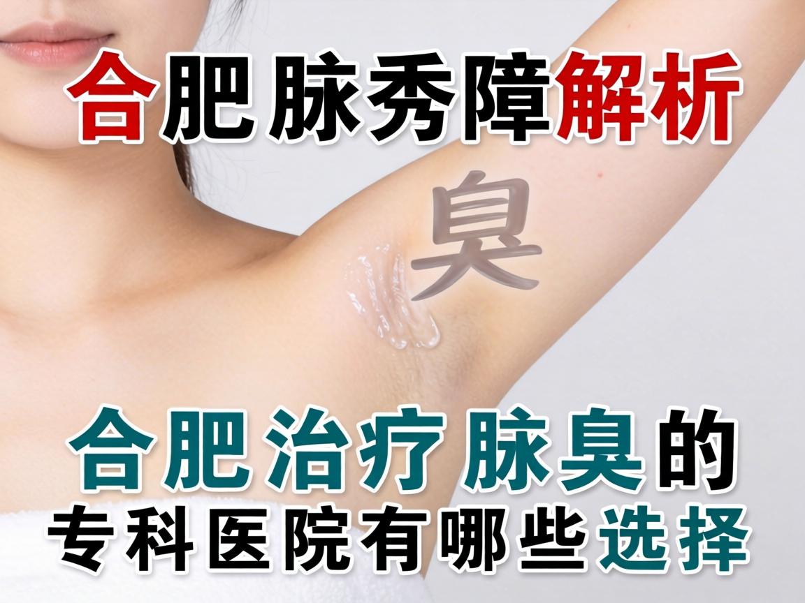 合肥腋秀解析，合肥治疗腋臭的专科医院有哪些选择