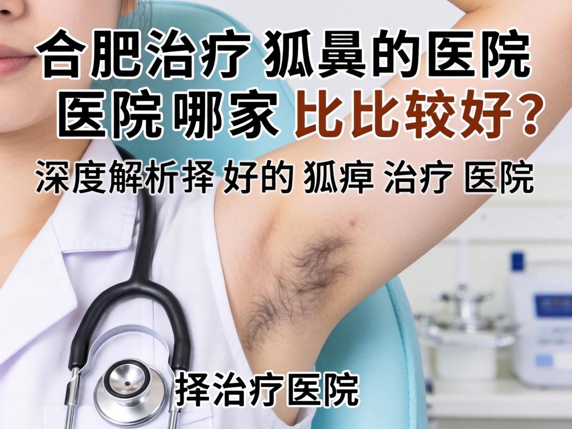 合肥治疗狐臭的医院哪家比较好？深度解析如何选择好的狐臭治疗医院