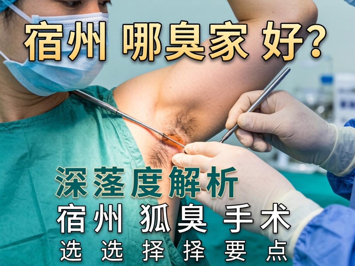宿州狐臭手术哪家好？深度解析宿州狐臭手术选择要点