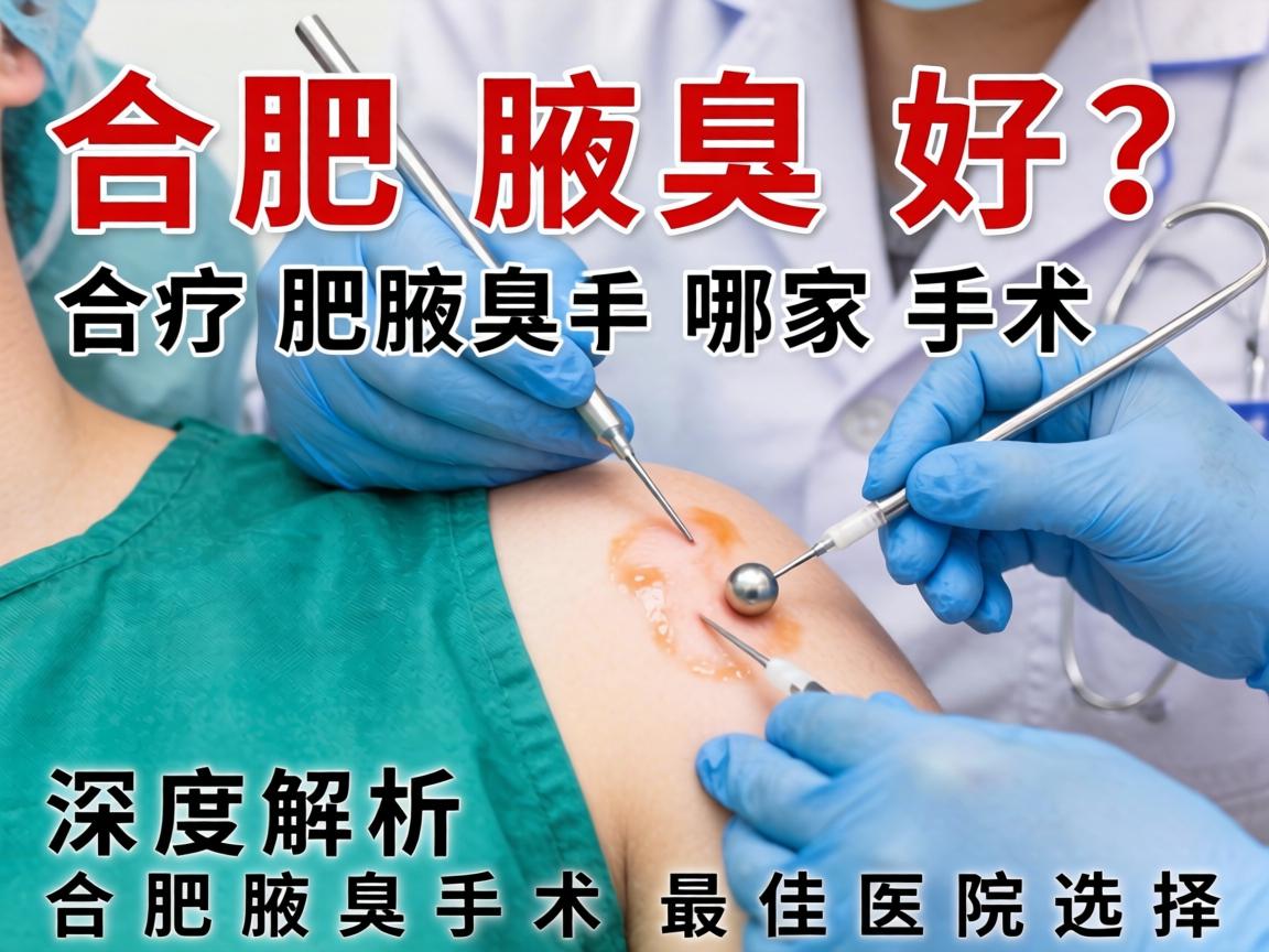 合肥腋臭手术哪家好？深度解析合肥腋臭手术最佳医院选择