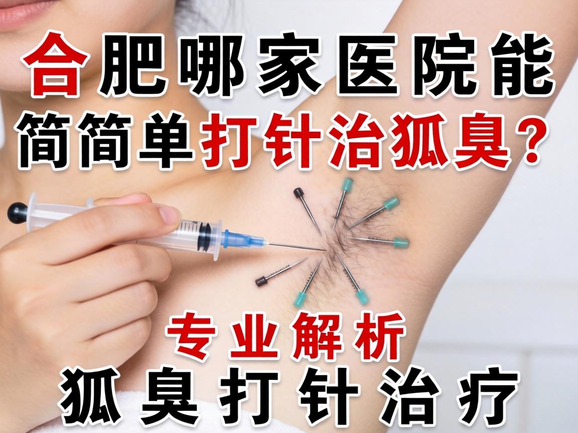 合肥哪家医院能简单打针治狐臭？专业解析狐臭打针治疗