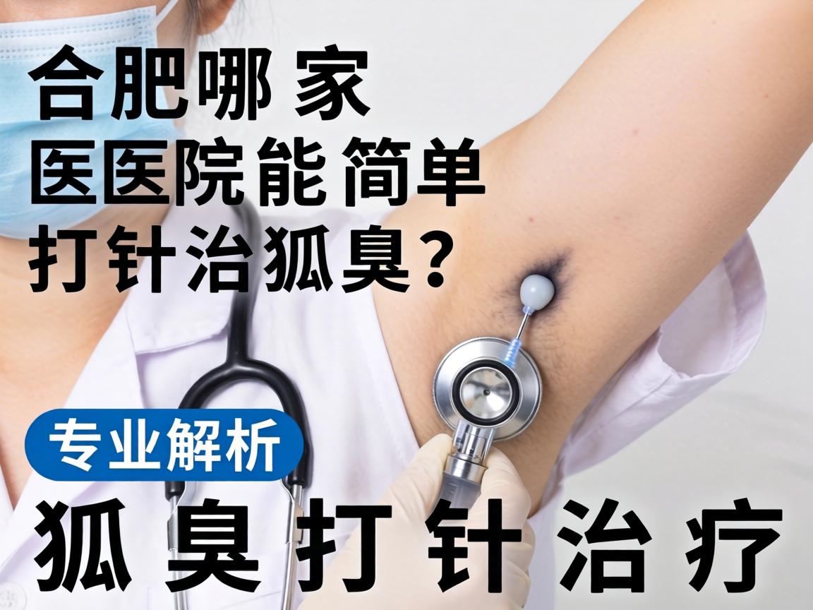 合肥哪家医院能简单打针治狐臭？专业解析狐臭打针治疗