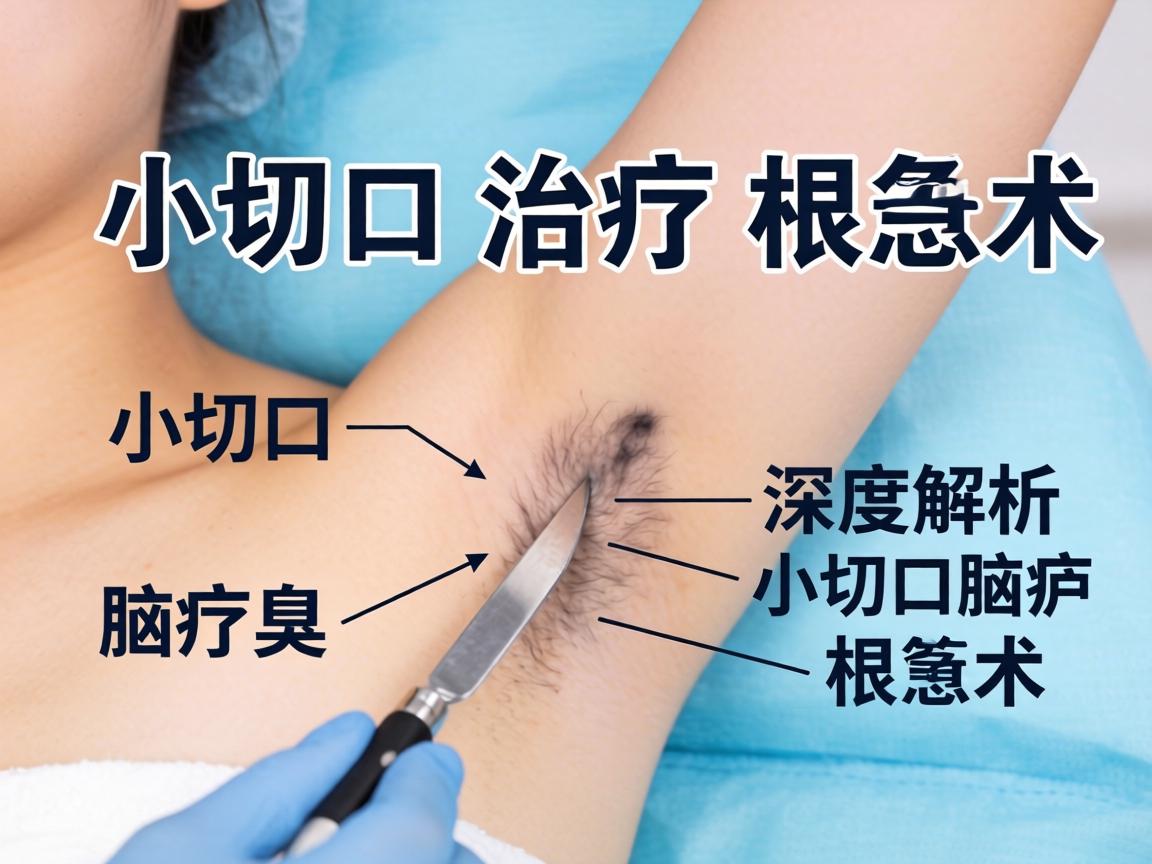 小切口治疗腋臭,深度解析小切口腋臭根治术 小切口治疗腋臭,深度解析小切口腋臭根治术