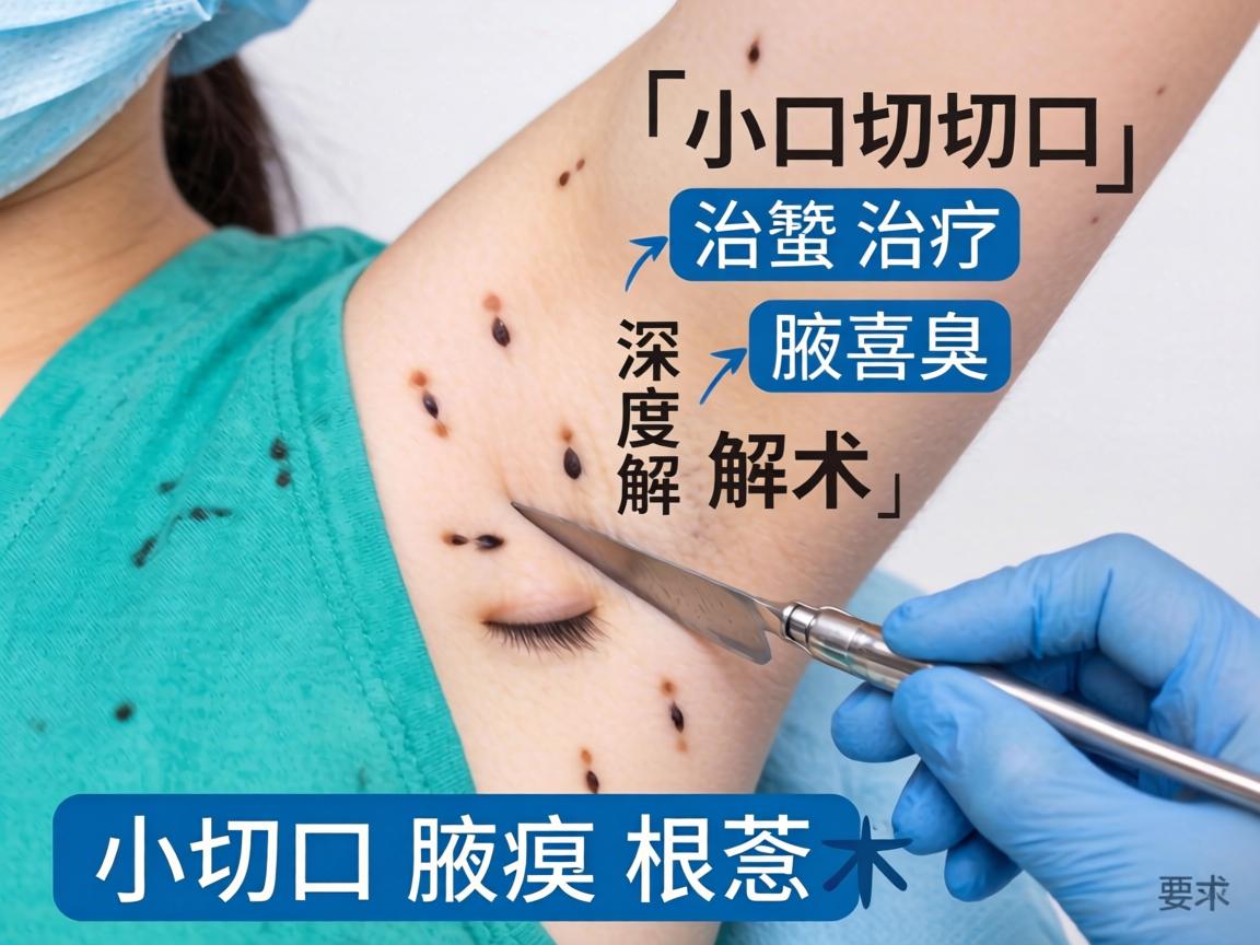 小切口治疗腋臭,深度解析小切口腋臭根治术 小切口治疗腋臭,深度解析小切口腋臭根治术