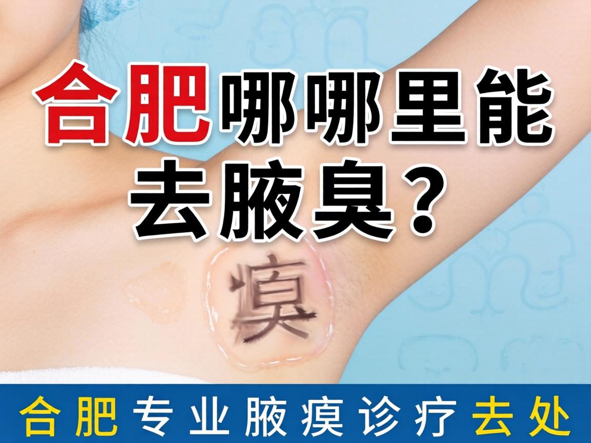 合肥哪里能去腋臭？详解合肥专业腋臭诊疗去处