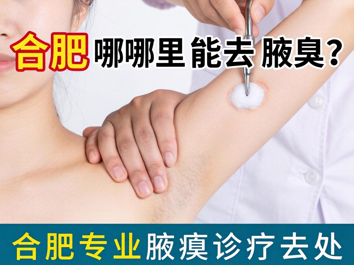 合肥哪里能去腋臭？详解合肥专业腋臭诊疗去处