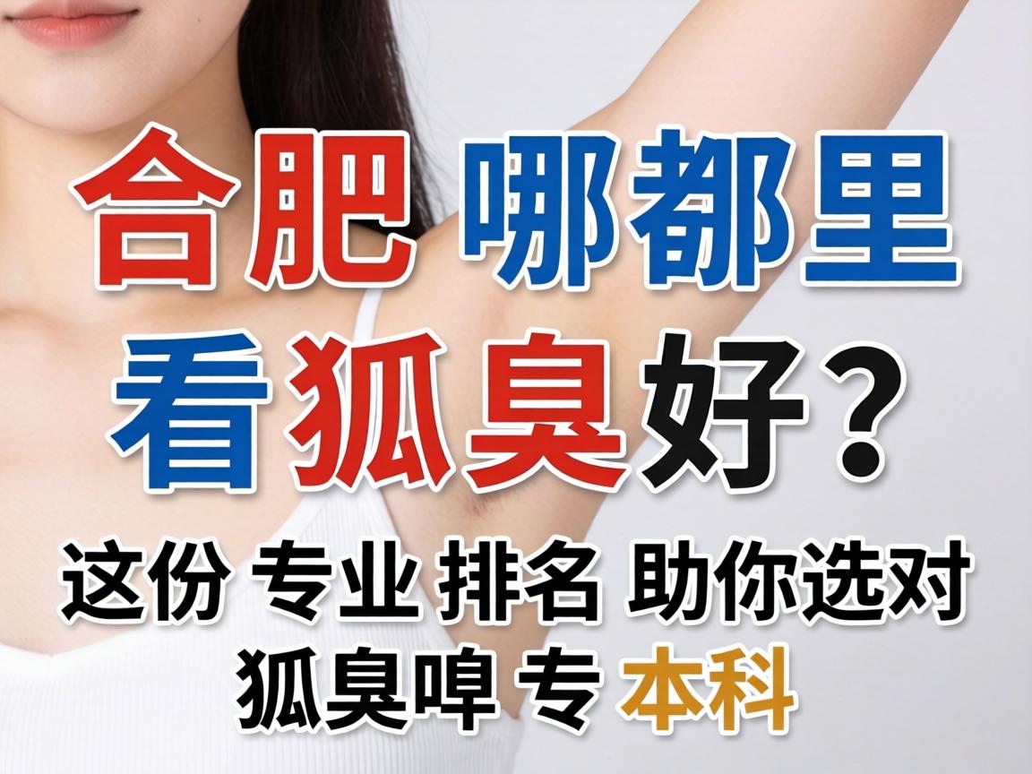 合肥哪里看狐臭好?这份专业排名助你选对狐臭专科 合肥哪里看狐臭好?这份专业排名助你选对狐臭专科